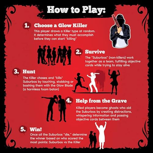 Let's Split Up - An Outrageous Horror Spoof Game | Ages 12+, 4-12 Players | Alternative To Horror Board Games | Party Game | Teen Boy Games | Horror Gifts, Teen Boy Gift Ideas | Active & Exciting #TOP3