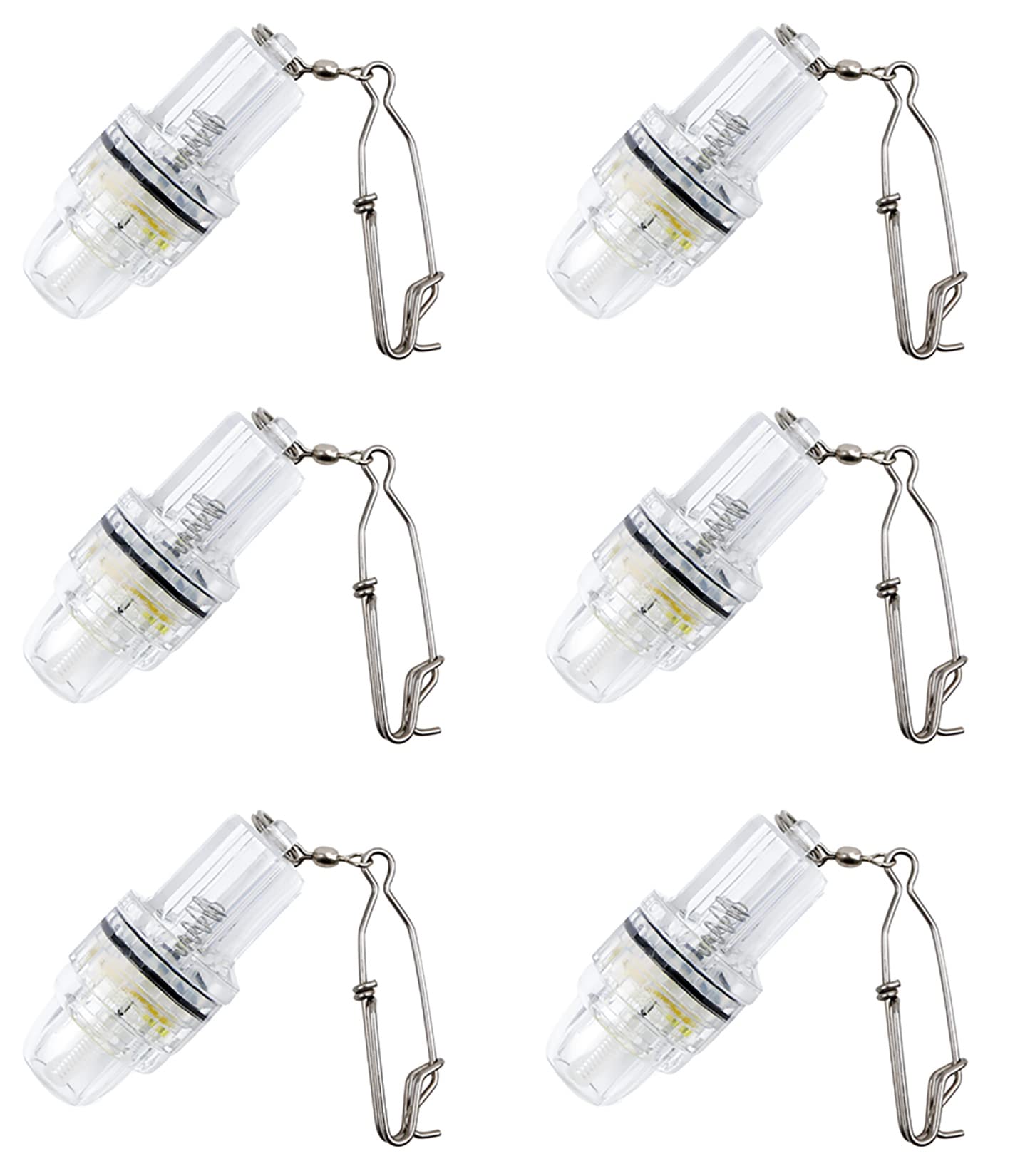 Lampa LED do przynęty wędkarskiej, głęboka kropla, migająca lampa LED, podwodna, zasilana bateriami, lampa wędkarska z klipsem, lampa przyciągająca ryby, do miecznika, płytek, halibuta, tuńczyka