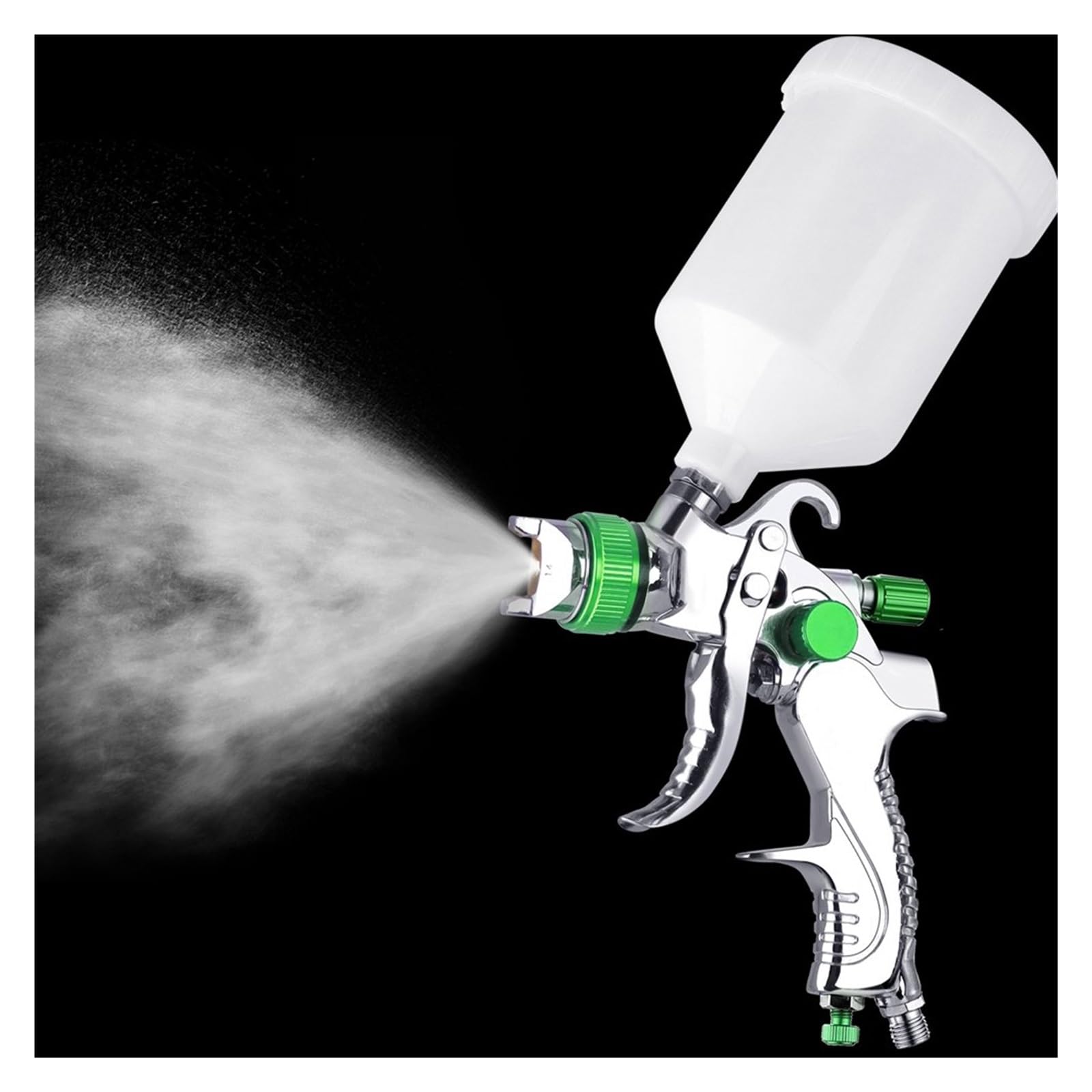 Pistolet de pulvérisation automobile à 3 buses interchangeables pour vernis et apprêt