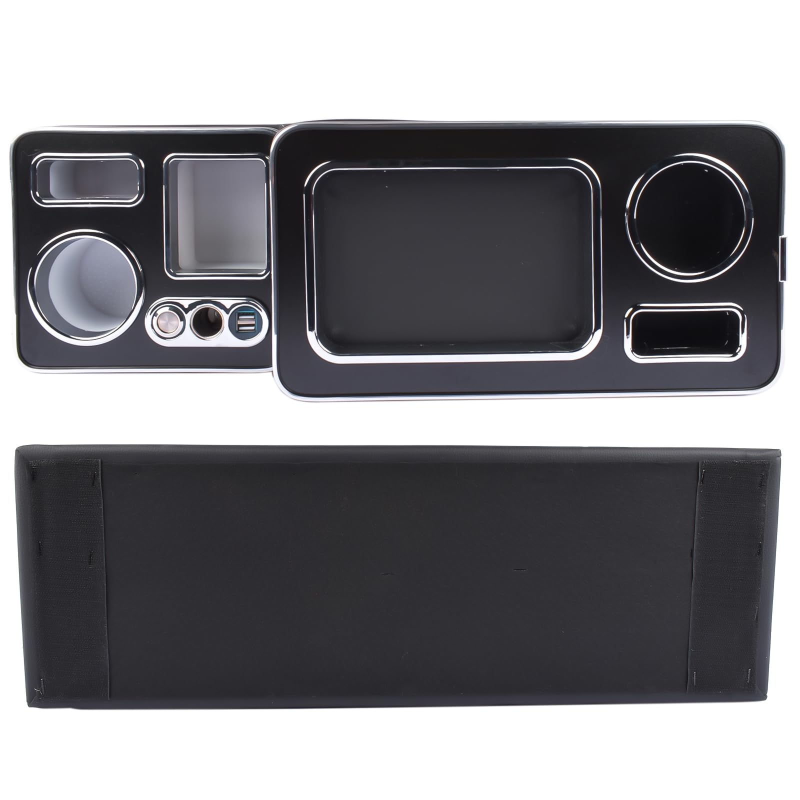 Bisenya Center Console Scatola di Immagazzinaggio Con Porta Drink/Telefono Porta USB Accendisigari A LED Compatibile Con Transporter T5 T6 Sie-nta