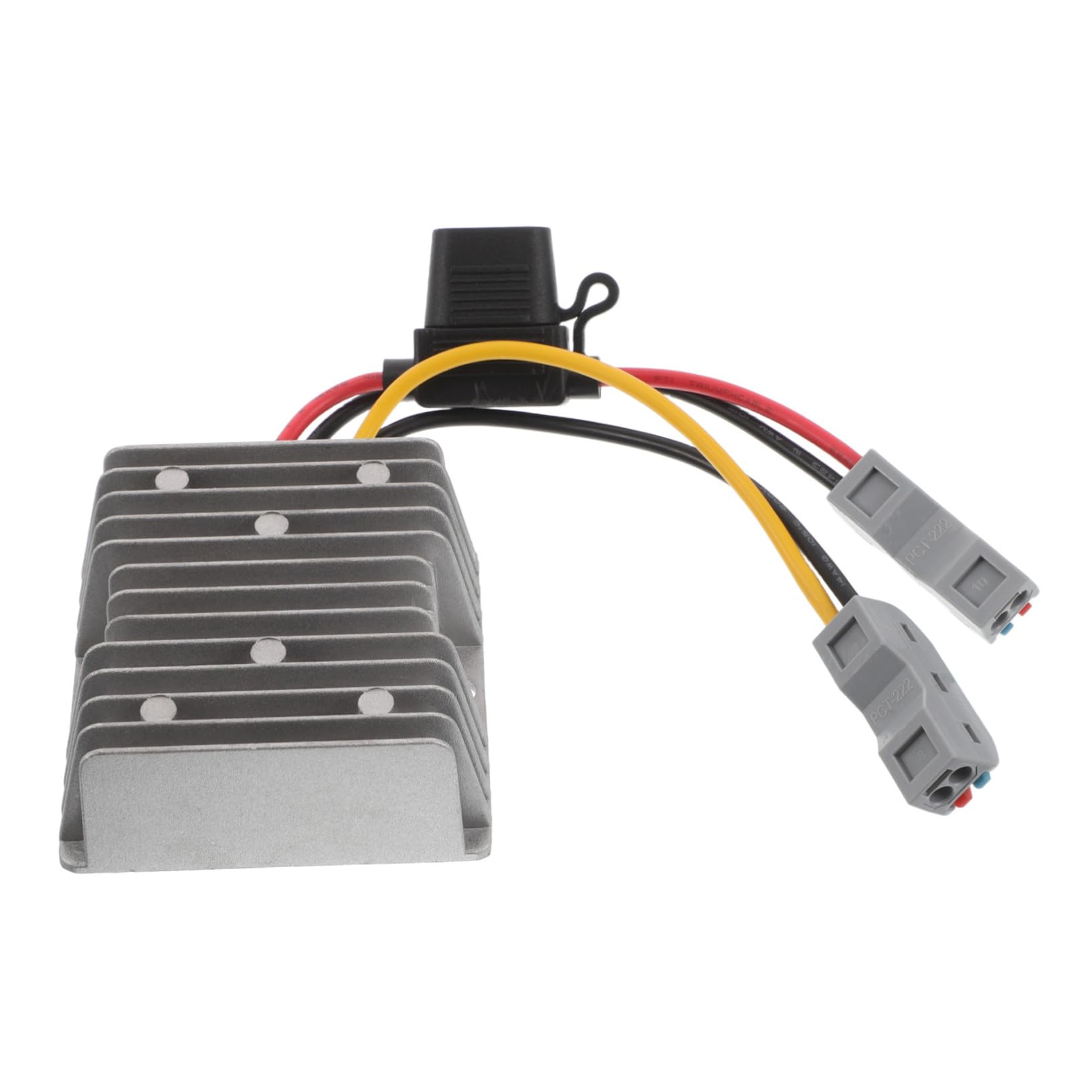 BESPORTBLE Trasformatore Step-down Dc-dc Regolatore Tensione Per Golf Auto Convertitore Con Fusibile e Terminali in Alluminio