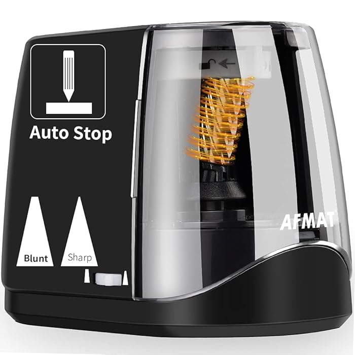 Buy AFMAT Pencil Sharpeners, Electric Pencil Sharpener, Handheld