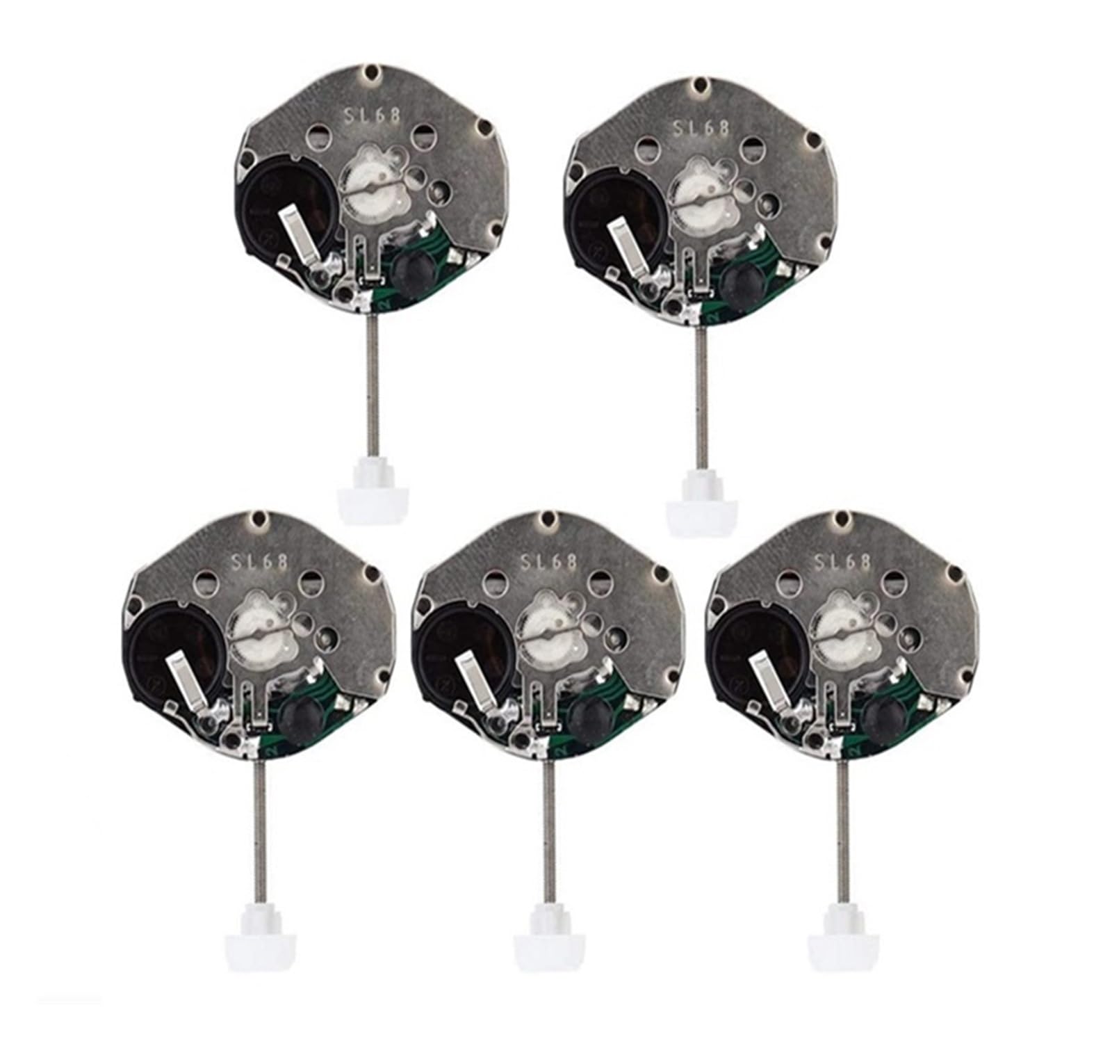Mecanismo De Reloj, 5 Piezas Sl68, Compatible con Mecanismos De Relojes De Cuarzo, Accesorios para Reparación Y Repuestos.