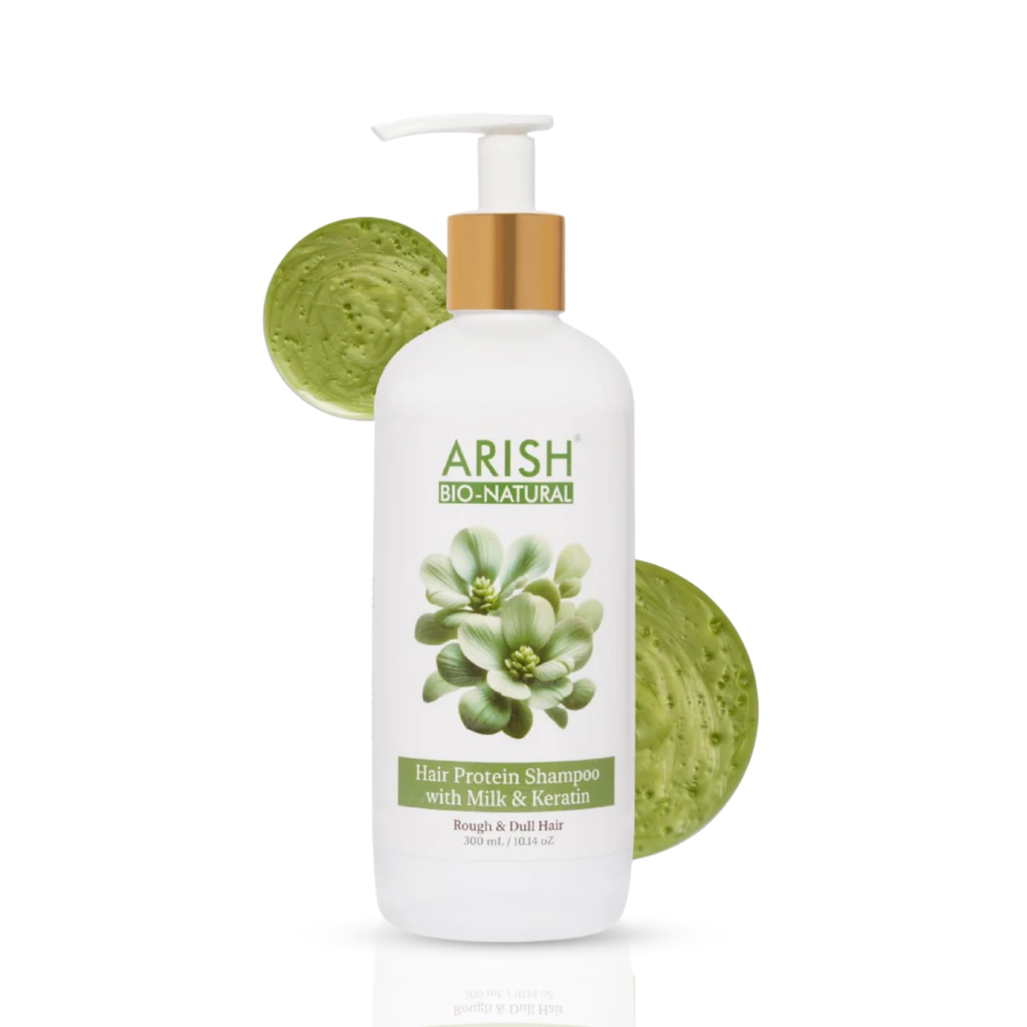 ARISH BIO-NATURAL Milk And Keratin Hair Protein Shampoo Pack Of 300Ml-image-3