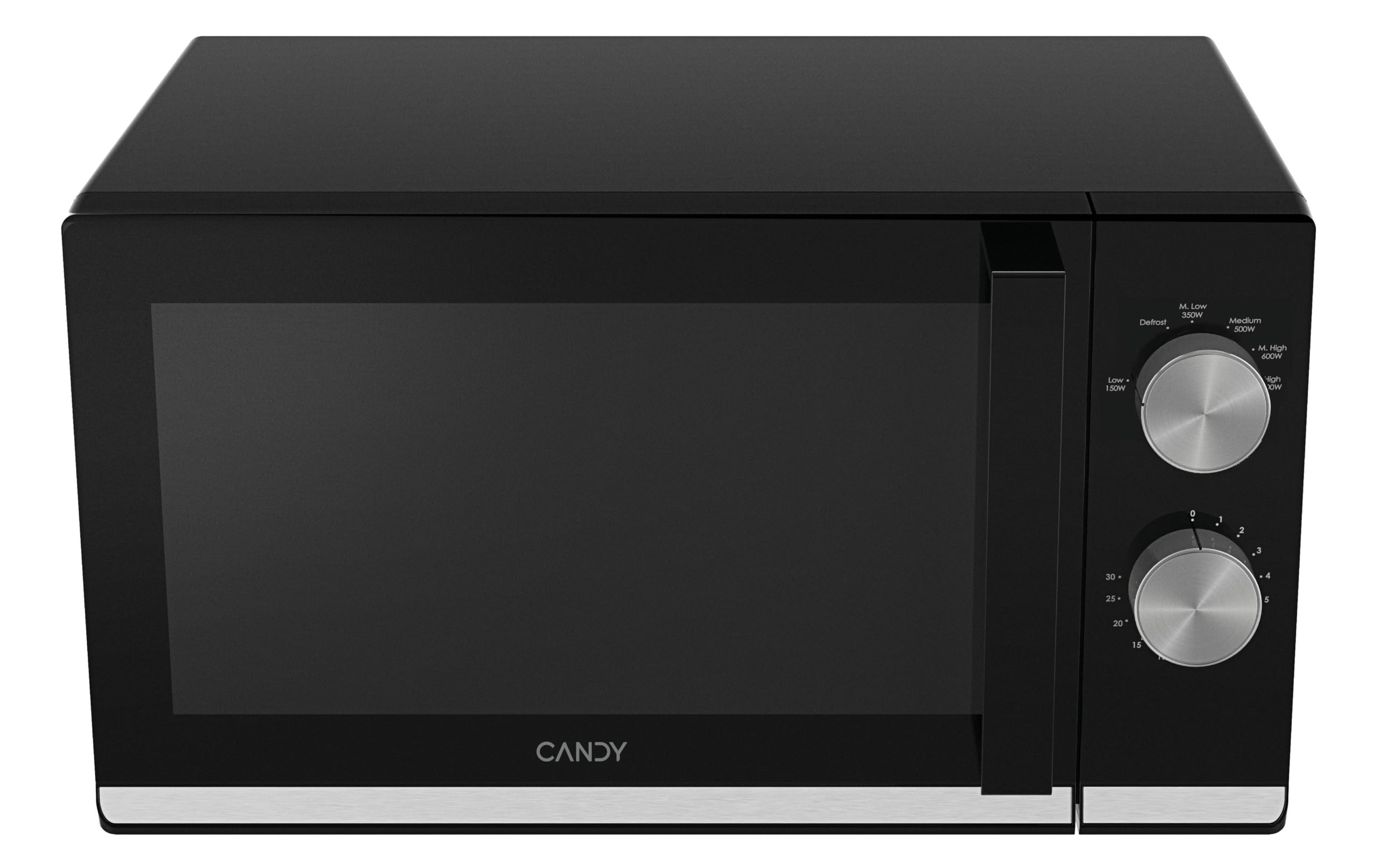 Candy Moderna Forno a Microonde 20 Litri, 700W, Nero | Funzione Defrost, Timer, Libera Installazione, 6 Livelli di Potenza, 45,2x34,6x26,2 cm, CMW20TNMB