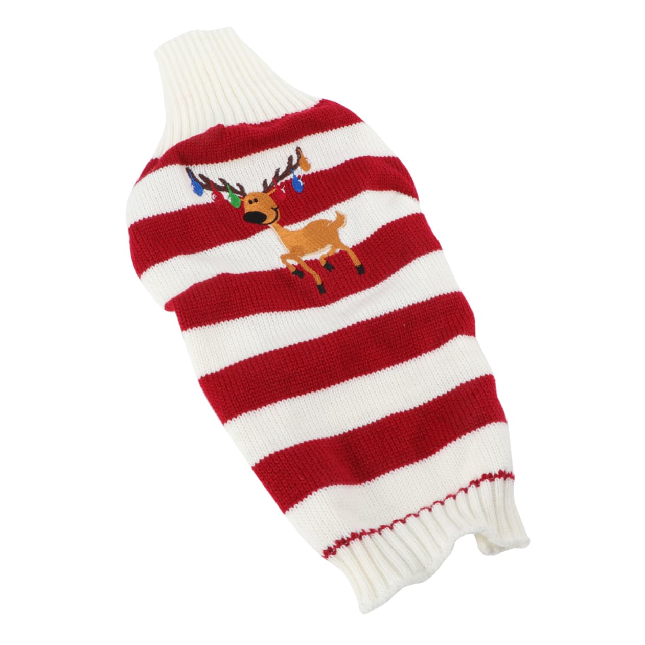 Mipcase 3 Pz Maglione per Cani Christmas Sweater Pullover Natalizio Maglioncini Cane Maglioni Cane Vestiti per Cani di Piccola Taglia Vestito Natalizio da Gatto Costumi per Cani Rosso