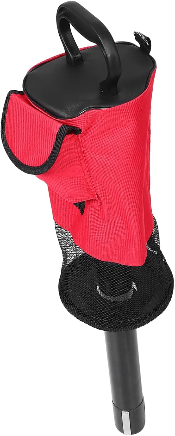 Golf Ball Picker Upper Tool Efficient Golf Retriever Tube for Collection for Courses and Practice Ranges Convenient Storage with Easy Assembly Red