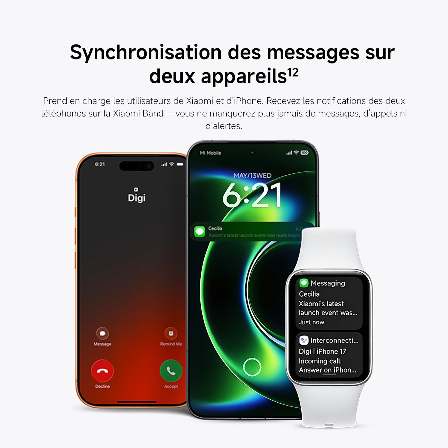 XIAOMI Smart Band 10 Pro, Bracelet connecté, écran 1,74", Cadre en Alliage d’Aluminium Haute résistance, Jusqu’à 21 Jours d’autonomie, Suivi Professionnel du Sommeil, Plus de 150 Modes Sportifs, Noir
