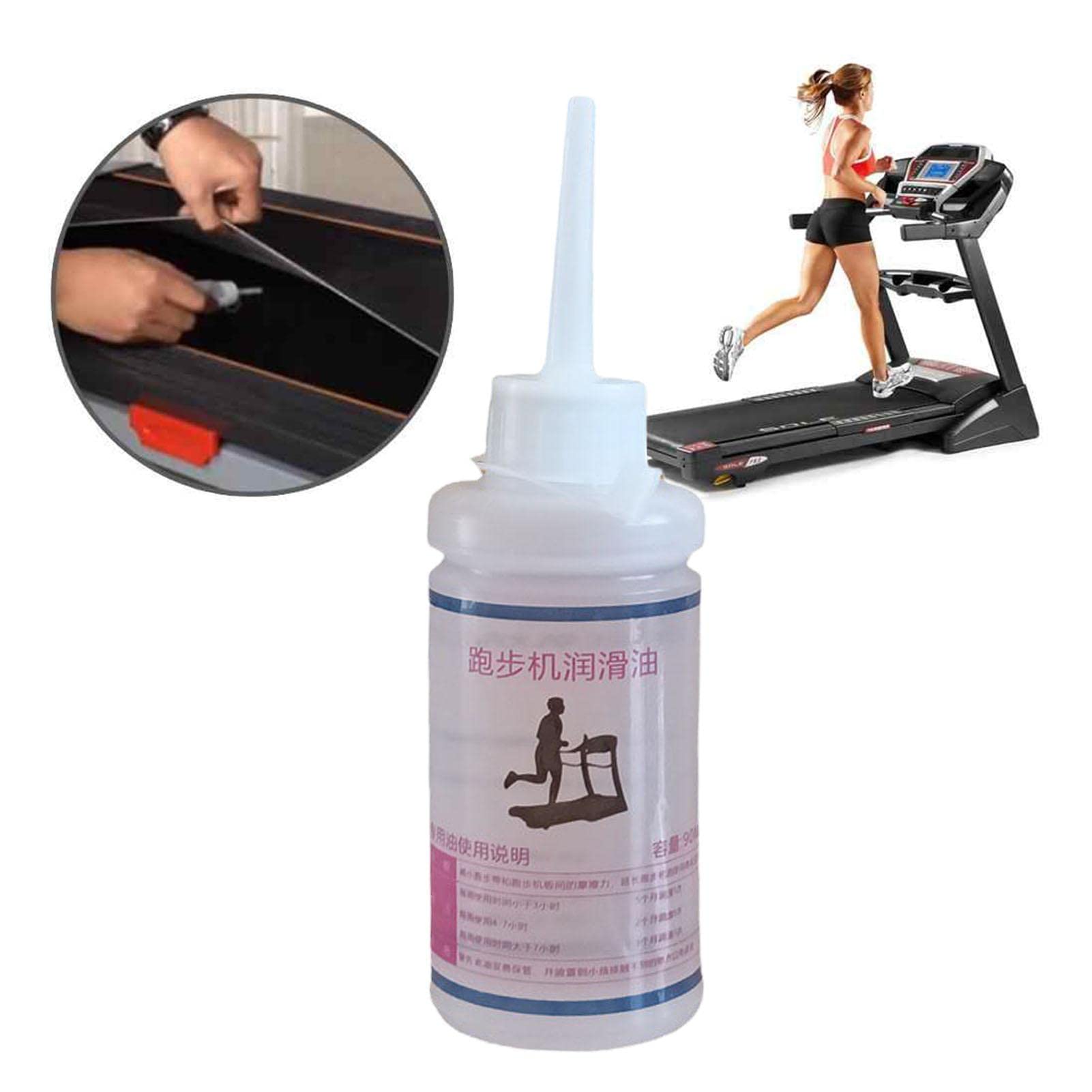 Amazon.com: Treadmill Lubricant, 30ml Silicone Oil Treadmill Lubricant for  Almost All Types of Treadmills, Silicone Spray Lubricant Belt Width  Lubrication Sportswear Gym Maintenance Equipment(A: Straight nozzle) :  Sports & Outdoors