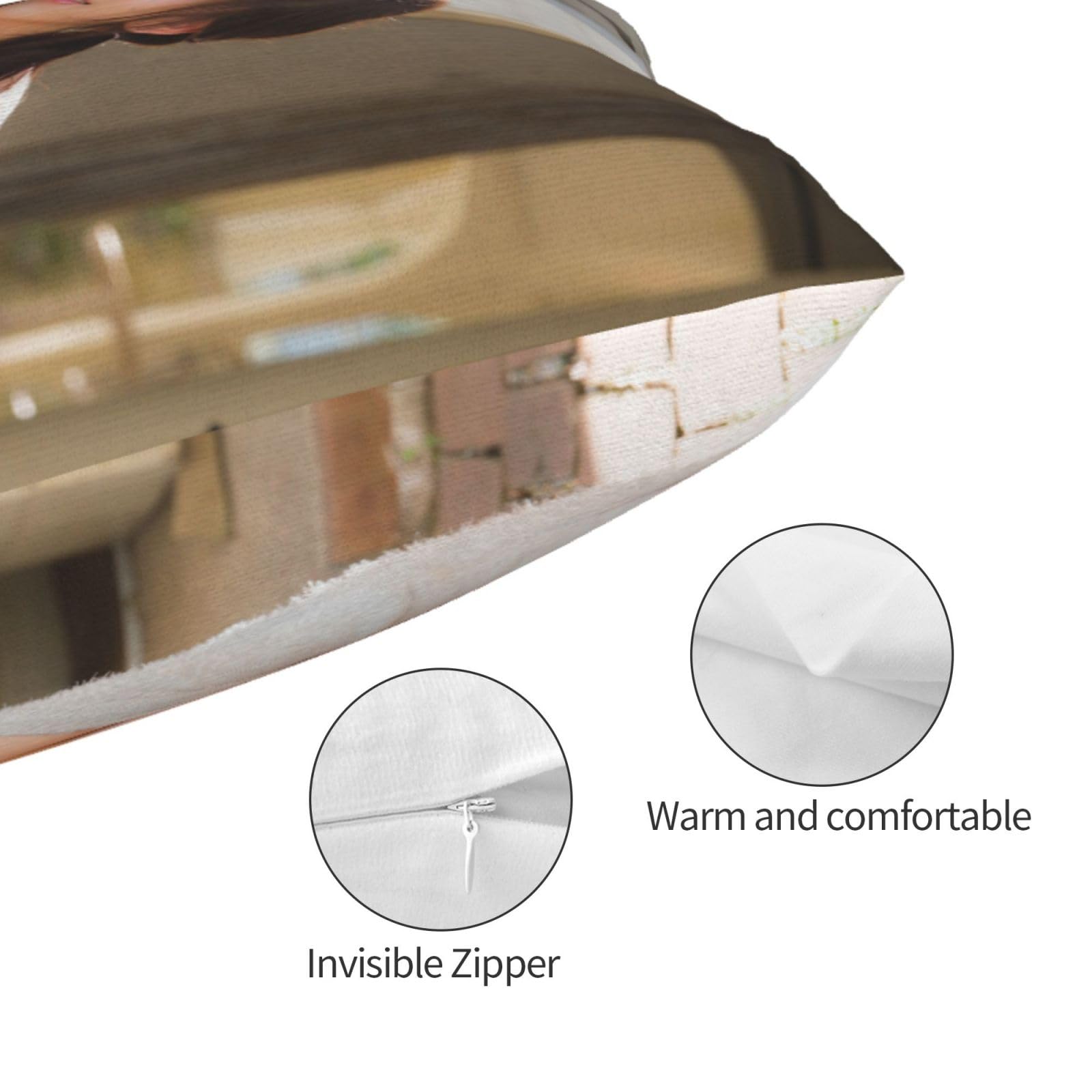 Amazon｜都丸紗也華 枕カバー まくらカバー 抱き枕カバー 洗える