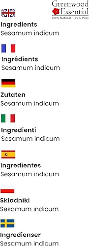 Miniatura 10 de Greenwood Essential Aceite de sésamo puro (Sesamum indicum) con cuentagotas de vidrio prensado en frío 1.0 fl oz (1 oz)