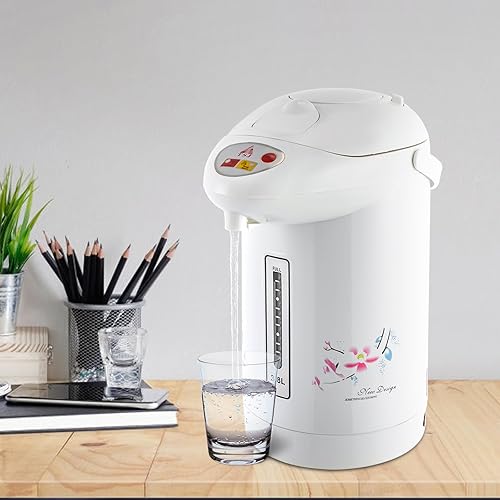 Miniatura 6 de Hervidor eléctrico de 3.8 L, bomba de agua caliente, dispensador de olla para mantener el ajuste caliente y dispensador de agua caliente, para té y