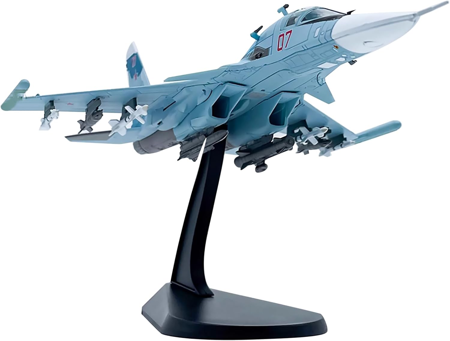 DAGIJIRD Simulation 1:100 Russia Su34 Su-34 Fighter Attack Plane Model Metal Aircraft Model for Collection Gift