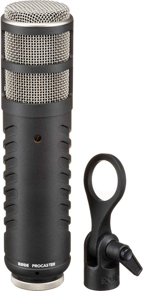 Rode Procaster Broadcast Dynamic Vocal Mic Bundle PSM1 Shockmount & 10-Pack Strap