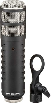 Rode Procaster Broadcast Dynamic Vocal Mic Bundle PSM1 Shockmount & 10-Pack Strap