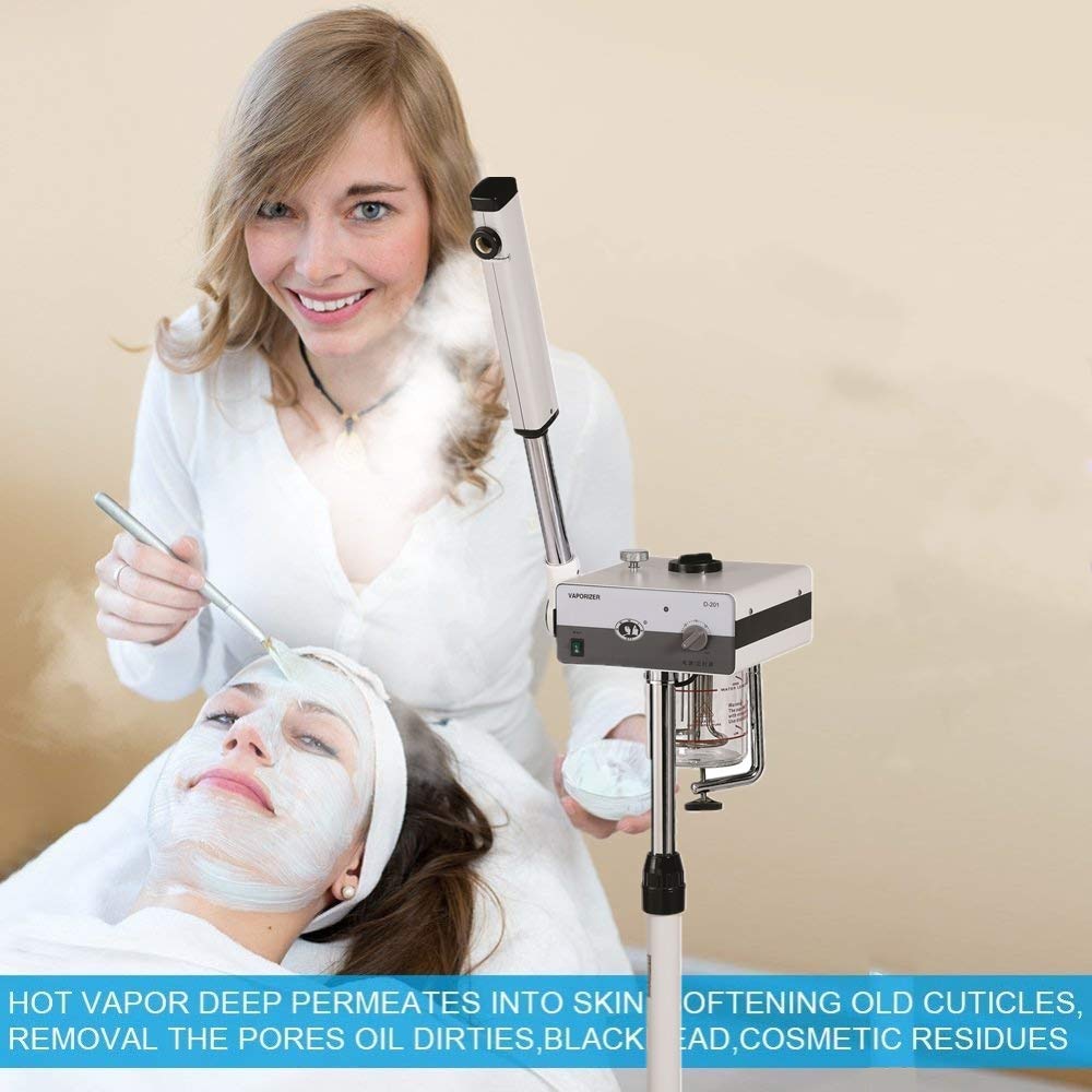 Parowiec do twarzy Gorące spraye parowe Czyszczenie porów Jasne zaskórniki Trądzik Osobista sauna SPA Atomizer Hydration do salonu piękności Sprzęt do pielęgnacji skóry - 650W