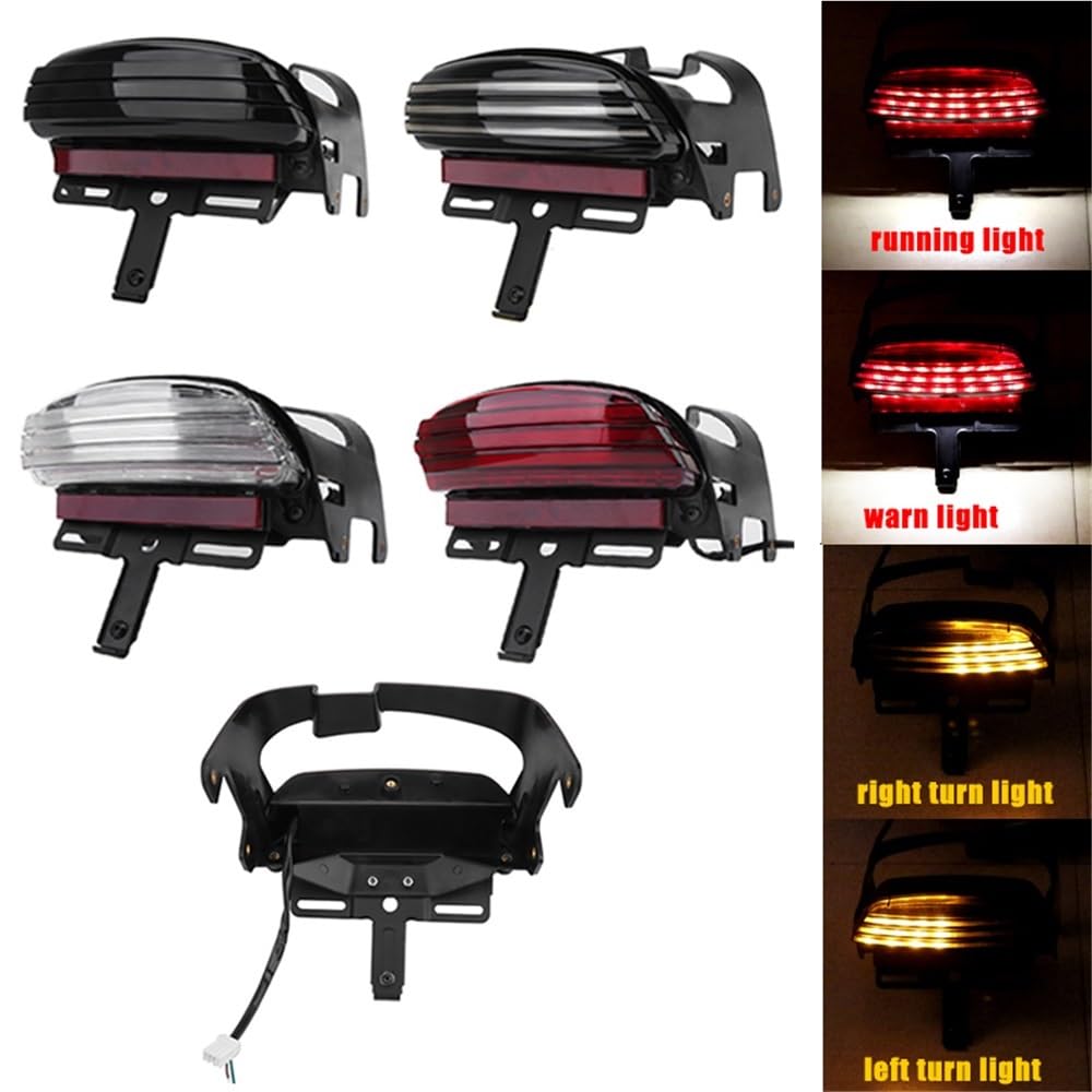Faro Posteriore Per Davidson Per Dyna Per Fat Bob FXDF 2008 2009 2010-UP Parafango Tri-Bar Per Moto Fanale Posteriore Luci Freno Indicatori Di Direzione
