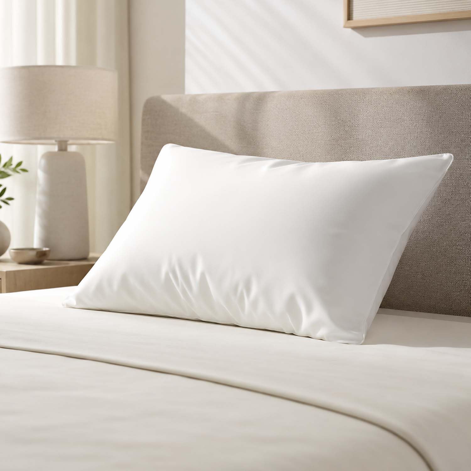 MAXNAP Fresh Comfort Hollow Fiber Sleeping Pillow | Soft & Fluffy Support | White | 24 x 16 Inch | Pack of 1-picture-21