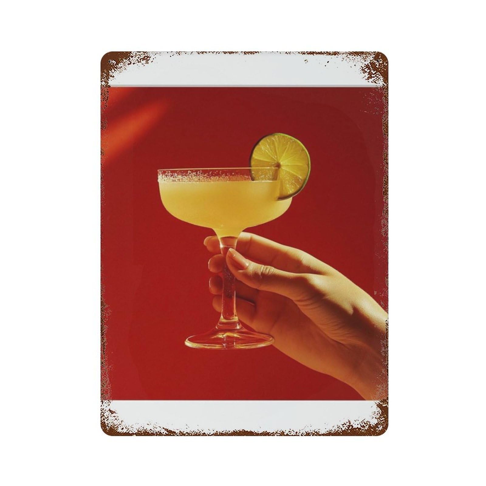 xiaoxiaoshen Margarita, Photography S Wall Decor Art Metal Tin Poster Modern Home Decor Art Home Bar Shop Decorations Vintage Sign 40x30cm