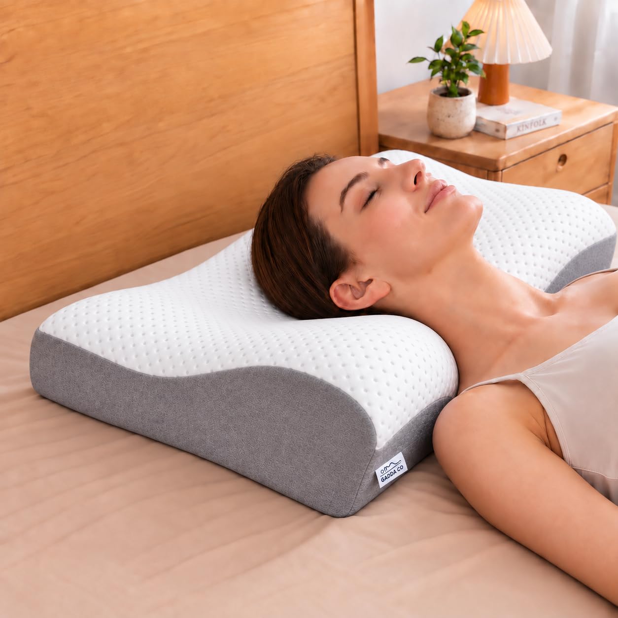 GADDA CO Hollow Fiber Pillow Set - Adjustable Comfort -14