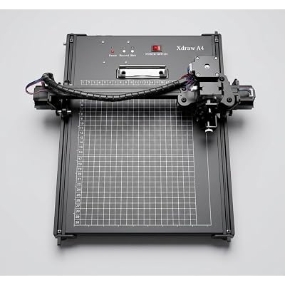 Half-Auto A4 Pen Plotter, xDraw A4 XYZ Pen Plotter, Signature Drawing Writing Robot with Offline Function, Enlarged Base Plate 12 x 12''