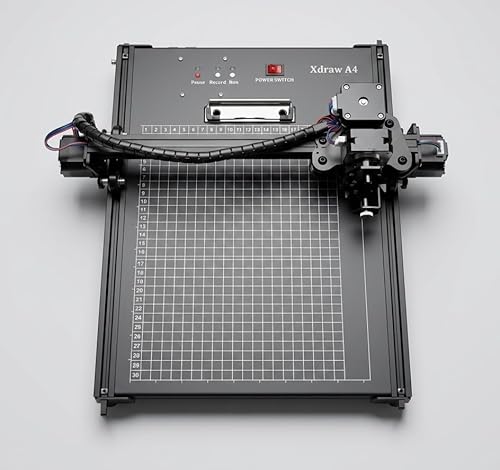 Half-Auto A4 Pen Plotter, xDraw A4 XYZ Pen Plotter, Signature Drawing Writing Robot with Offline Function, Enlarged Base Plate 12 x 12''