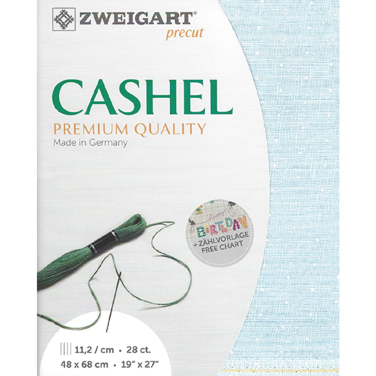 Zweigart Cashel 28 carats toile lin à pois pour personnaliser votre déco