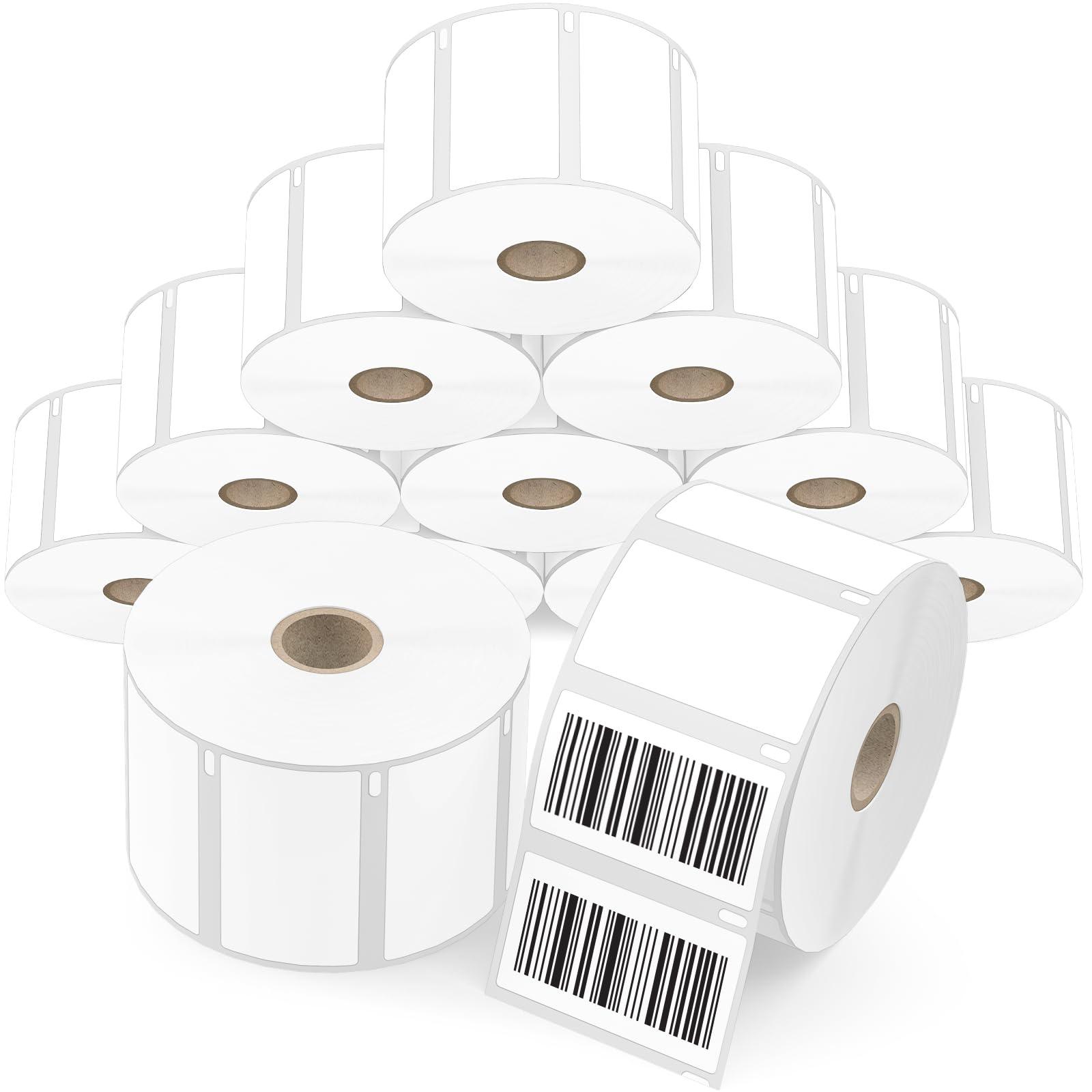 Barcode Labels Compatible with Dymo 30334 – 12 Rolls 12000 Direct Thermal Labels (2 1/4” x 1 1/4”), Multipurpose Label Fits for Dymo Labelwriter 450,