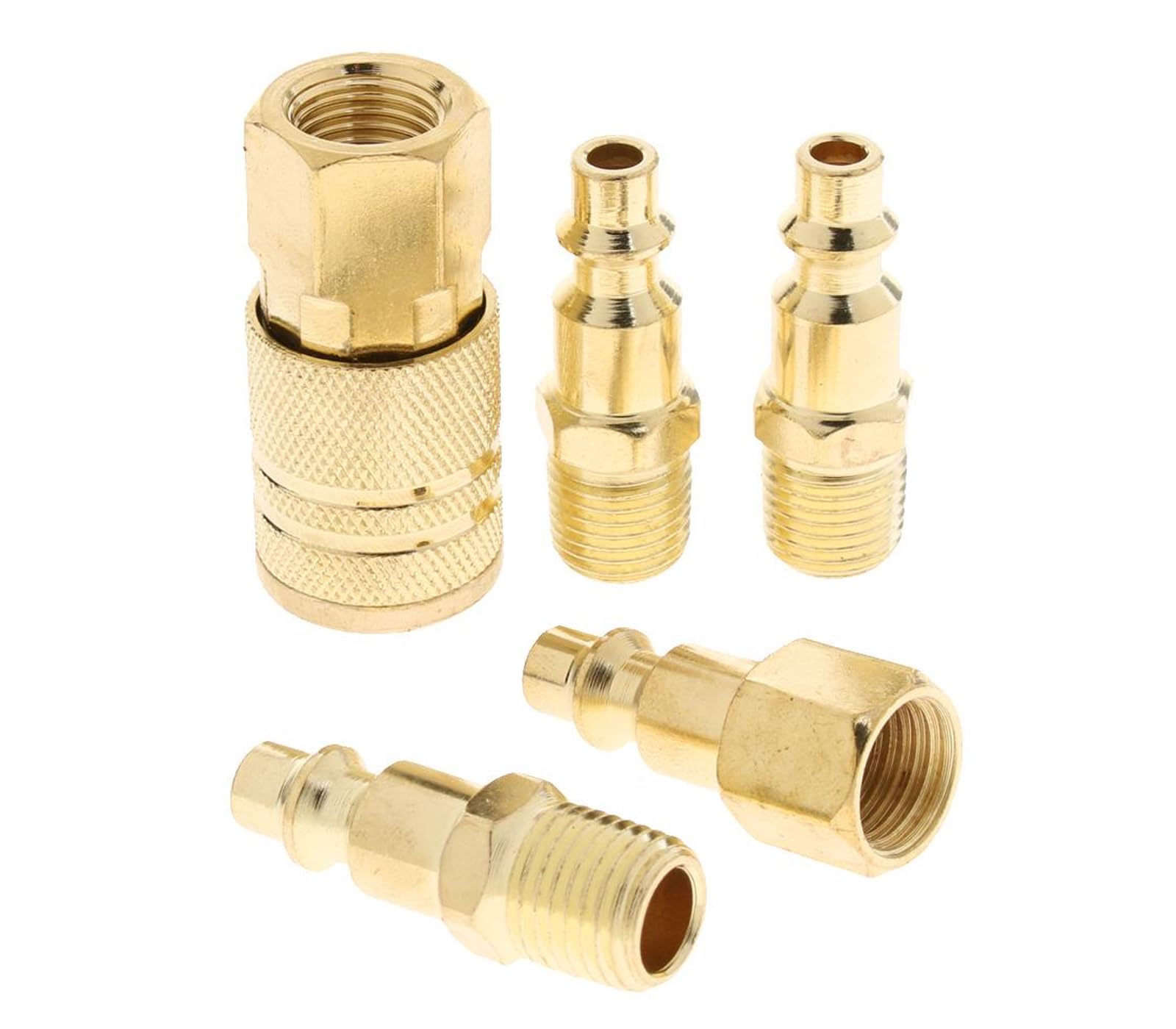 Connettore Rapido Ottone 5 Raccordi Push-in One Touch - Tubo OD 1 - Foto 6