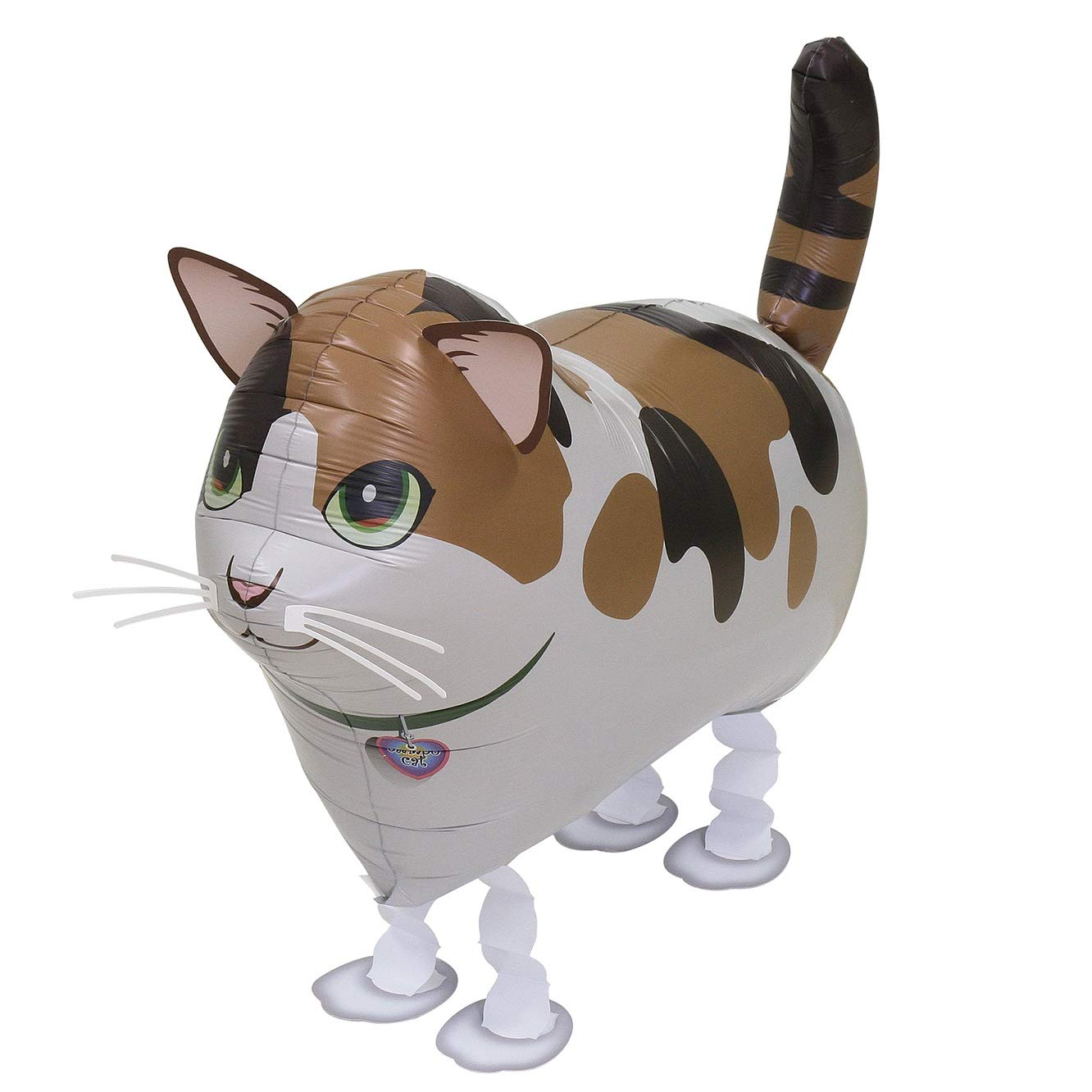 Amazon | お散歩バルーン 猫ちゃん3体セット ヘリウムガスなし | 風船