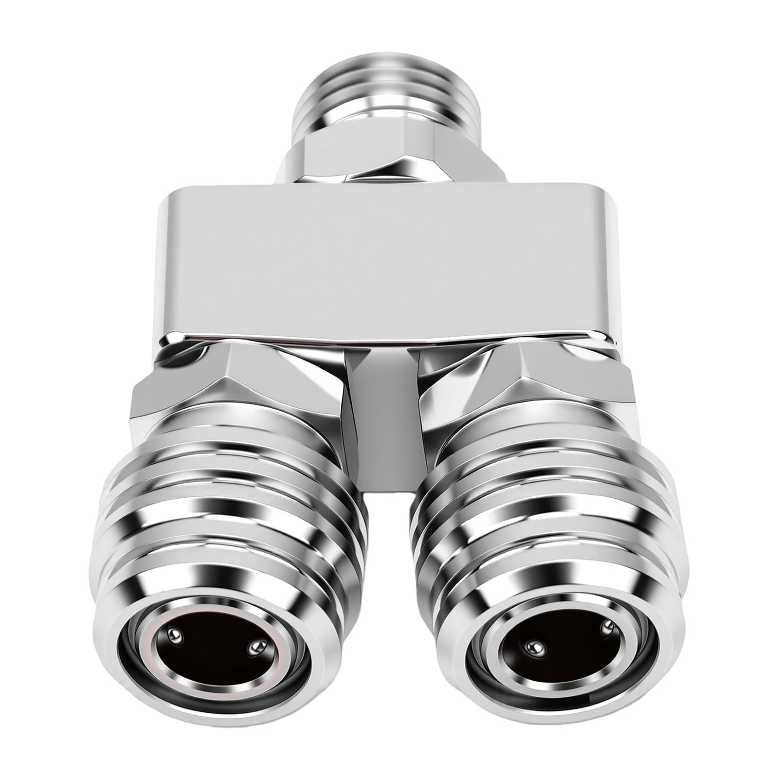Scuba LP Hose Splitter, Low Pressure Brass Adapter | Costruzione in ottone, nominale 200 psi, filettatura standard 9/16-18 UNF, collegamento a doppio tubo