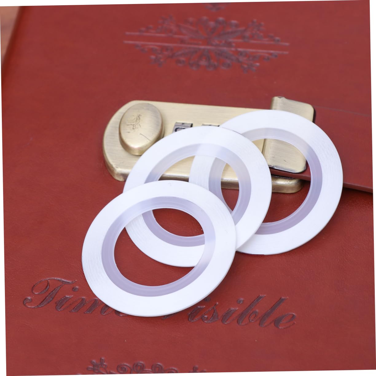 Mikinona 3pièces Rubans Autocollants Ligne Ongle Brillants Couleurs Métallisées Diy Manucure Pédicure Blanc