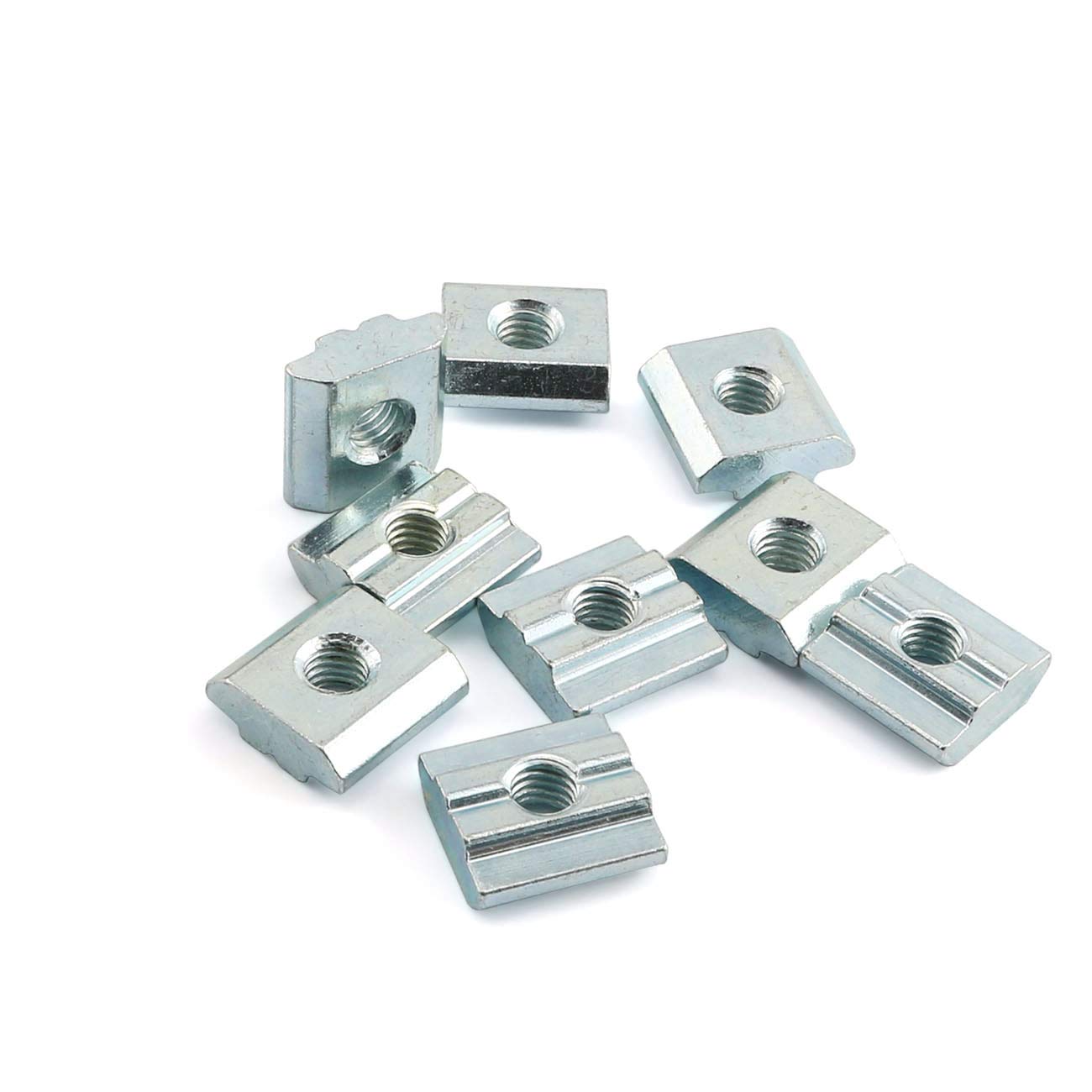 PZRT 12PCS 30 Series 3030 Series M8 TNut Sliding Nut TSlot Nut for