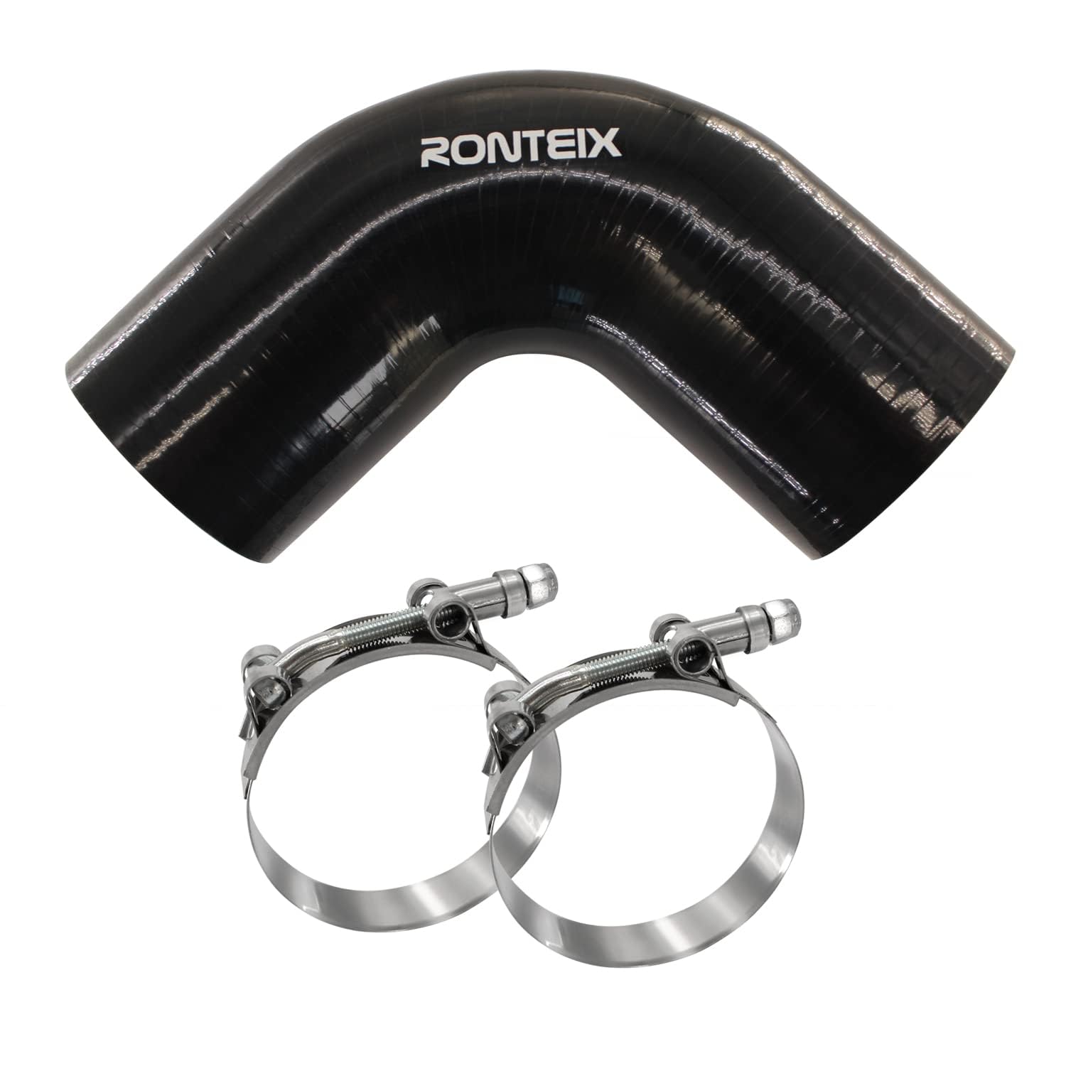 4PLY Silicone 45 Degree Elbow Intercooler Turbo Hose Pipe 45mm 1.75" 1-3/4" BK E - Foto 12