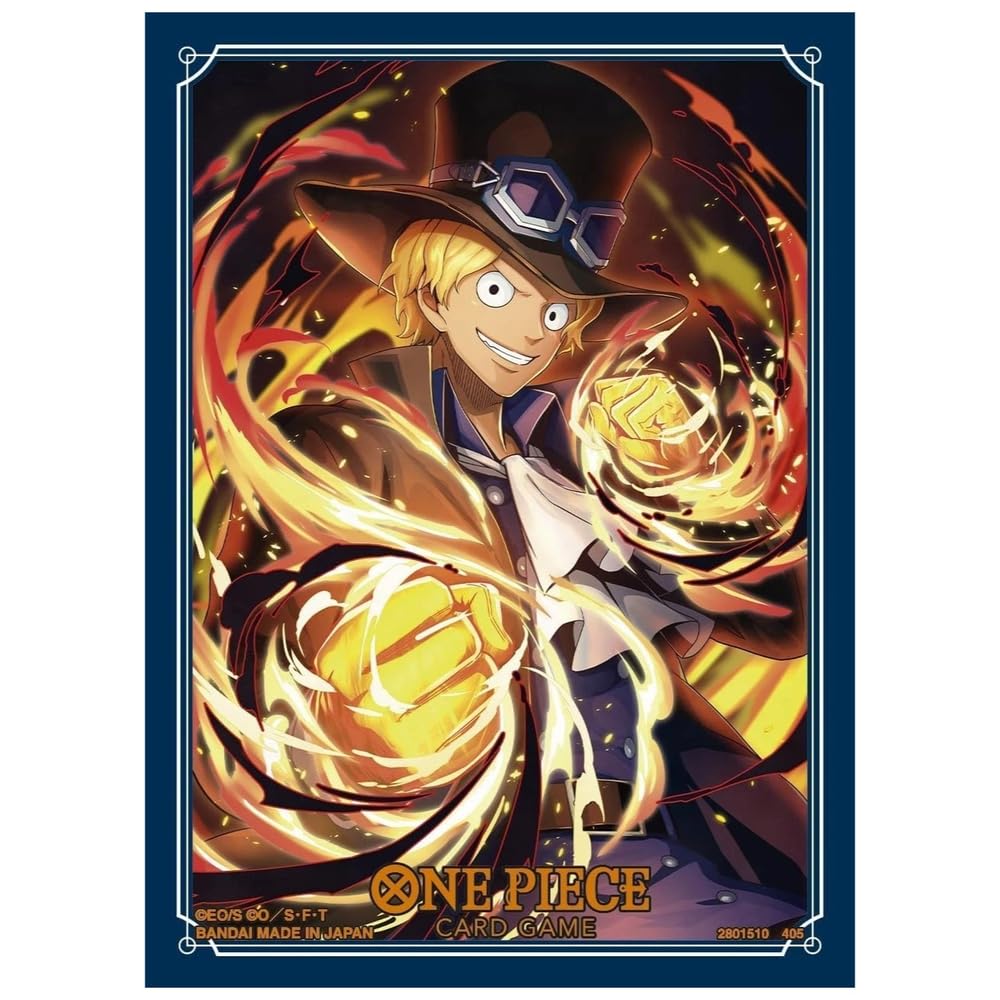 One Piece Card Game Protective Sleeves - Official Sleeve Set 12 - Sabo - 70ct Sleeves, exact product listing photograph
