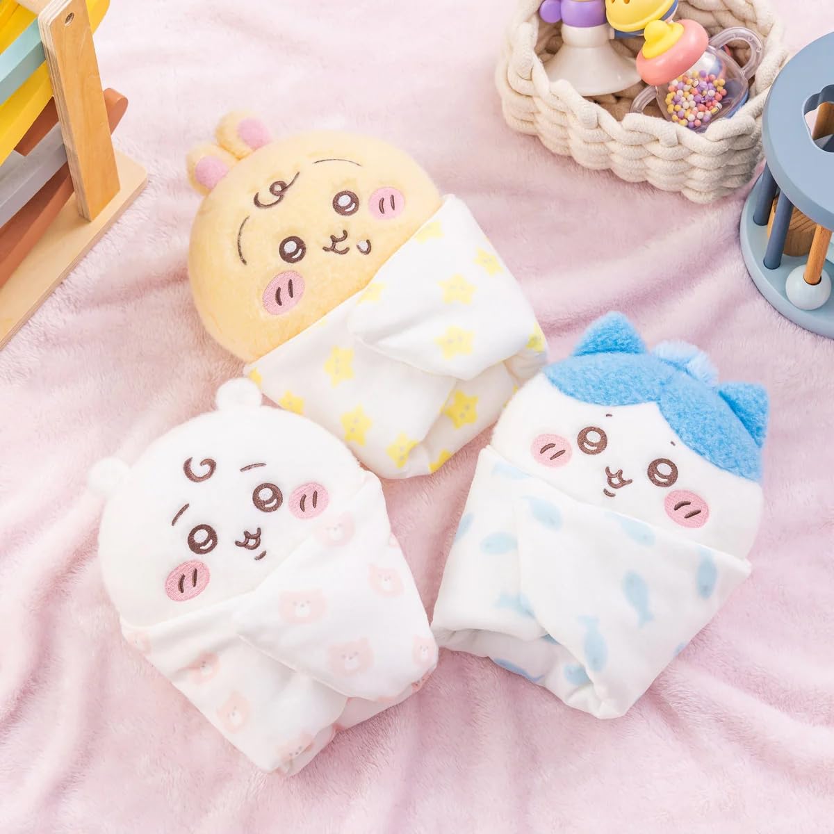Amazon.co.jp: ちいかわ Chiikawa Baby おくるみぬいぐるみ（うさぎ