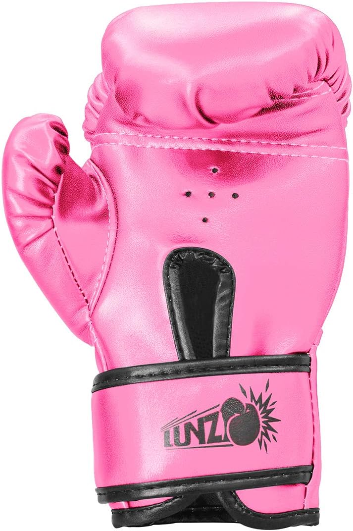 Boxing Gloves for Kids Youth, 4 6 8 oz Pink Punching Bag Gloves for Girls Sparring