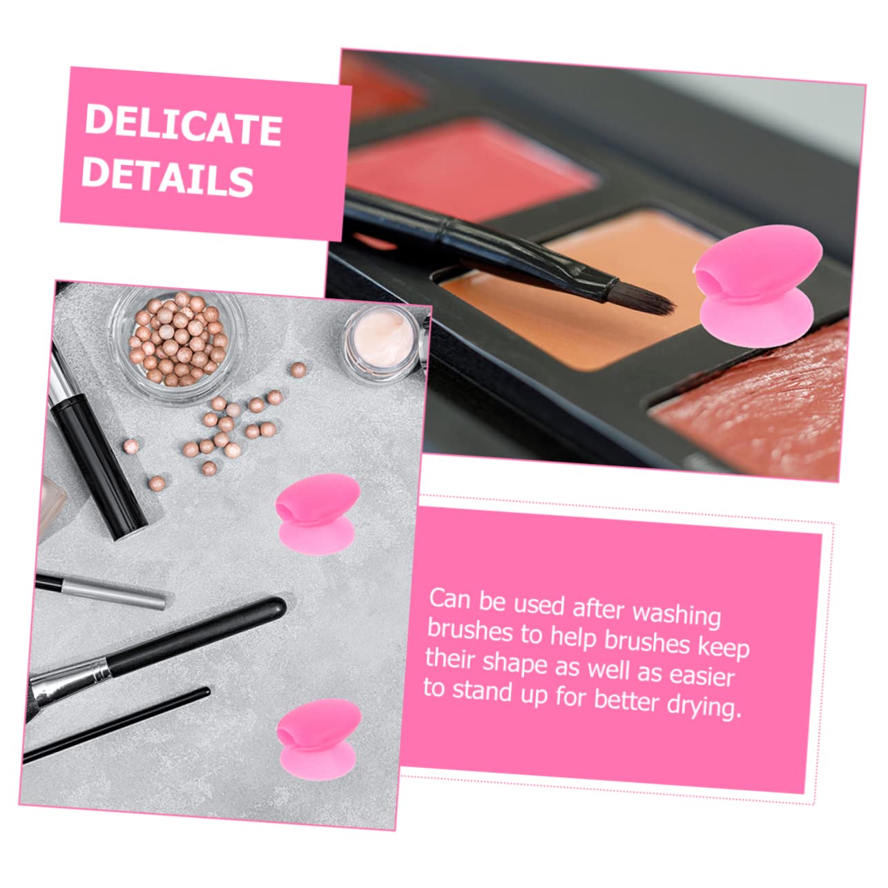 Didiseaon 12pcs Makeup Brushes Protective Covers Set Silicone Lip Brush Cap for Lipstick Brush Head Cover Cream Eyeshadow Stick