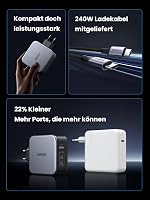 UGREEN Nexode 140W USB C GaN Töltő 3-Portos - MacBook Pro, Dell XPS, iPhone, Galaxy Telefonokkal Kompatibilis PD 3.1 Gyorstöltő Adapter

AI: 5