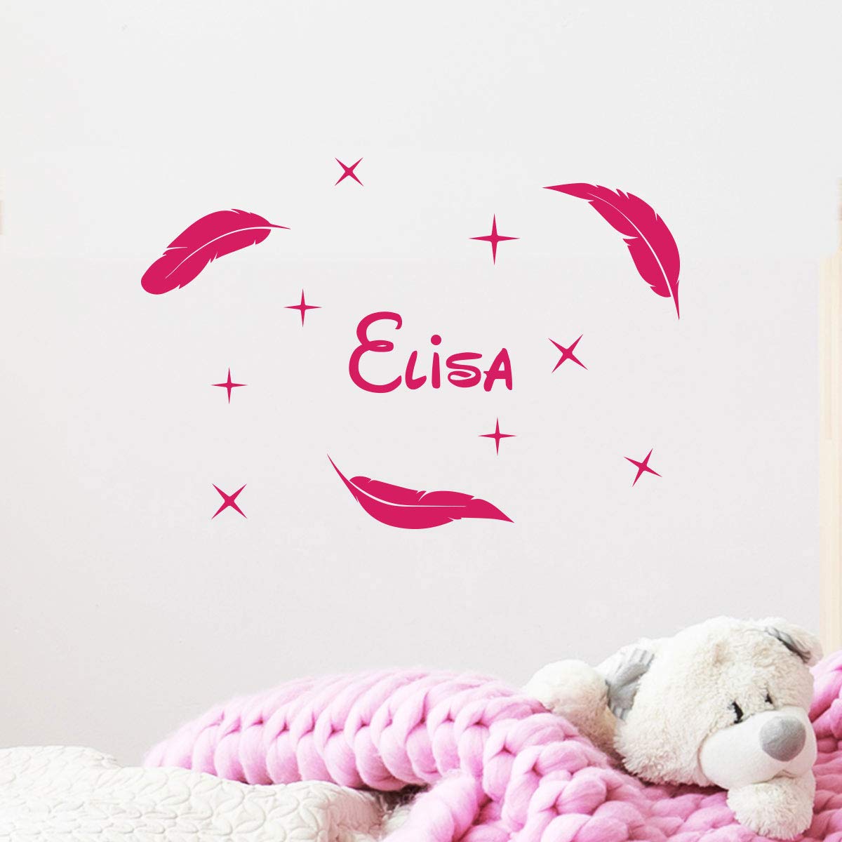 Personalised Name Stickers, Modèle 7, 40x25cm + 10x15cm - Image 2