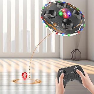 UFO Drone for Kids and Beginners RC Plane with Light, Remote Control Airplane Quadcopter Helicopter with Auto Hovering, 36...