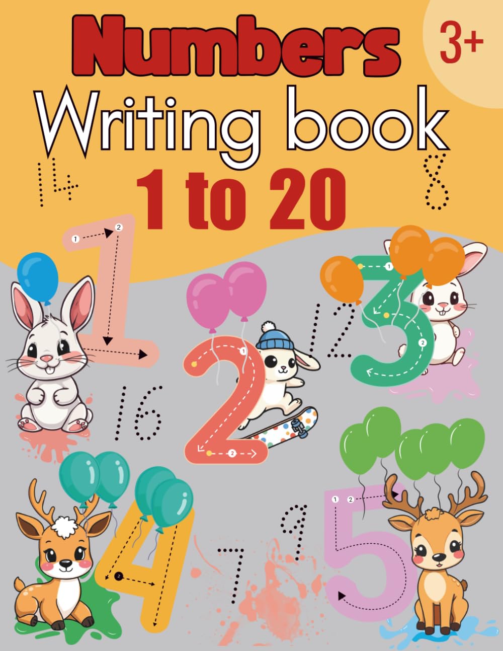 Numbers Writing Book, 1 to 2o: Tracing Workbook