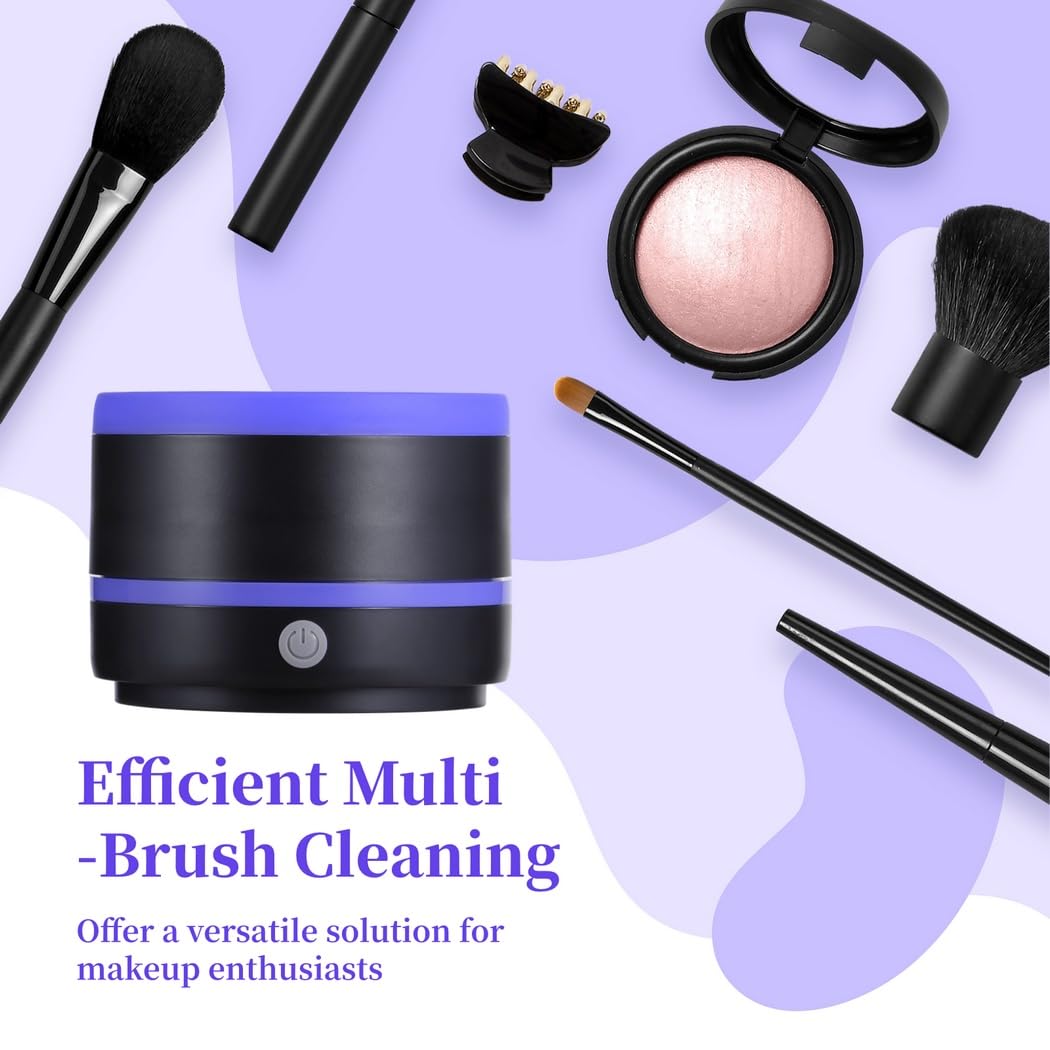 Machine Cleaner Brush Makeup, Brush Paint Electric Cleaner, Portable Brushes Cosmetic USB for Cleaner Clean Tool, Oil, Watercolor, Acrylic, Gouache Painting