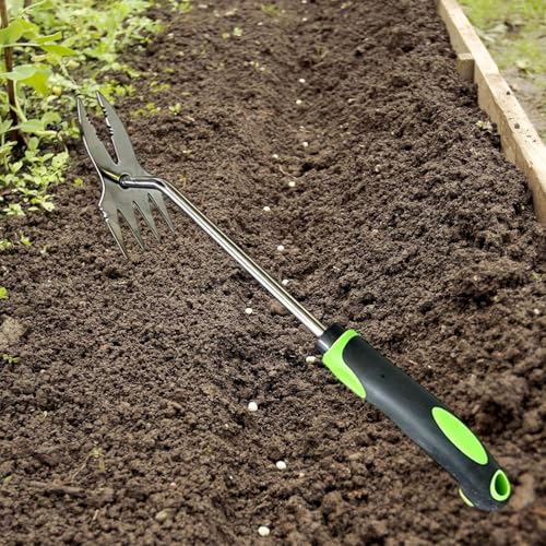 Azadón manual para plantas y malezas jardín 37 cm miniatura 6