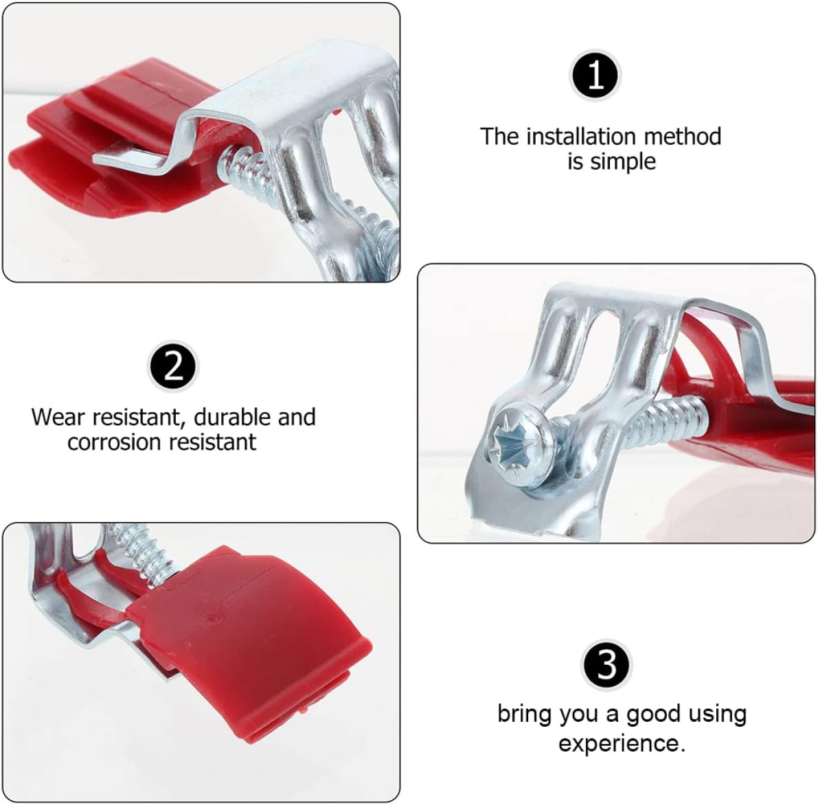 40pcs Kitchen Sink Support Clip Sink Installation Bracket Manganese Easy to Install for Kitchen