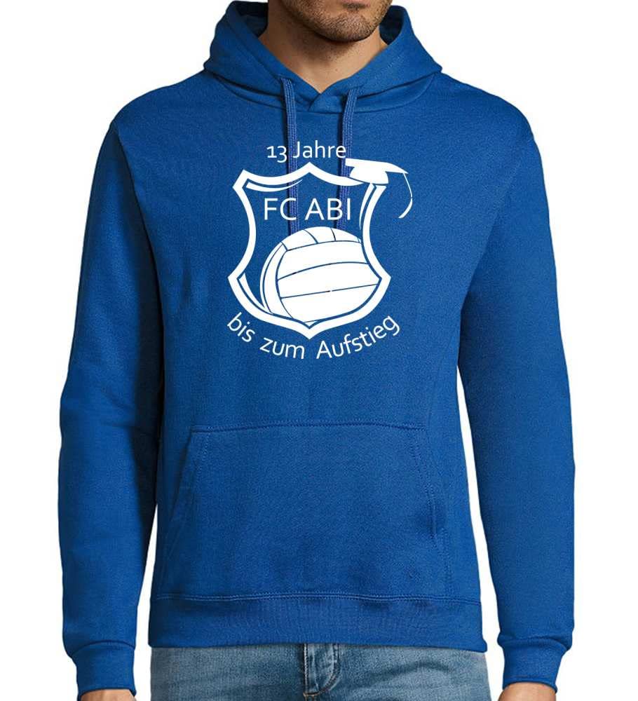 FC Abi męska bluza z kapturem, niebieski Royal, 4XL