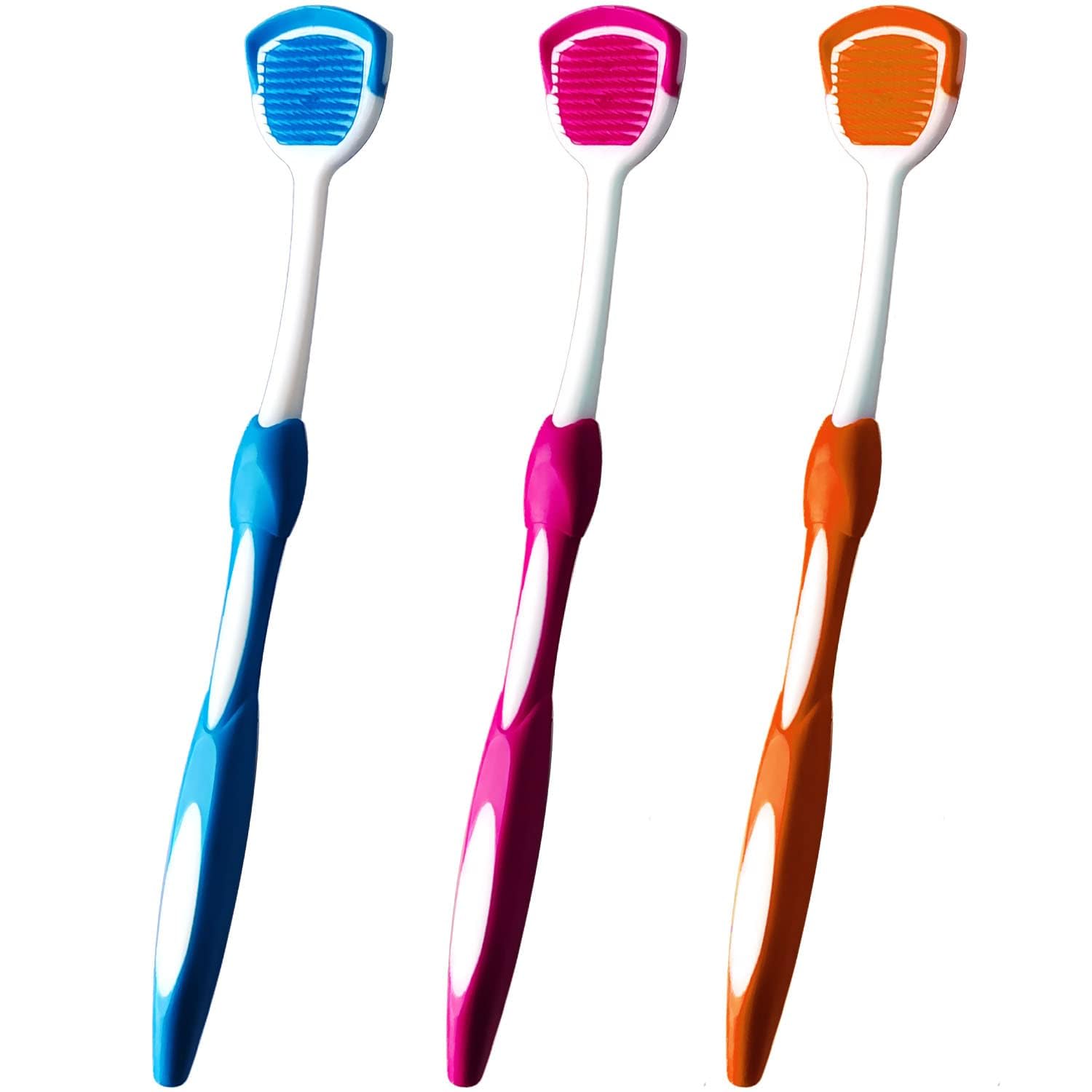 Sednria 3 Pcs Tongue Brush, Tongue Scraper, Tongue Cleaner Helps Fight Bad Breath, 3 Tongue Scrapers, 3 Pack for Adults Kid Helps Fight Bad Breath（Random Color）-image-37