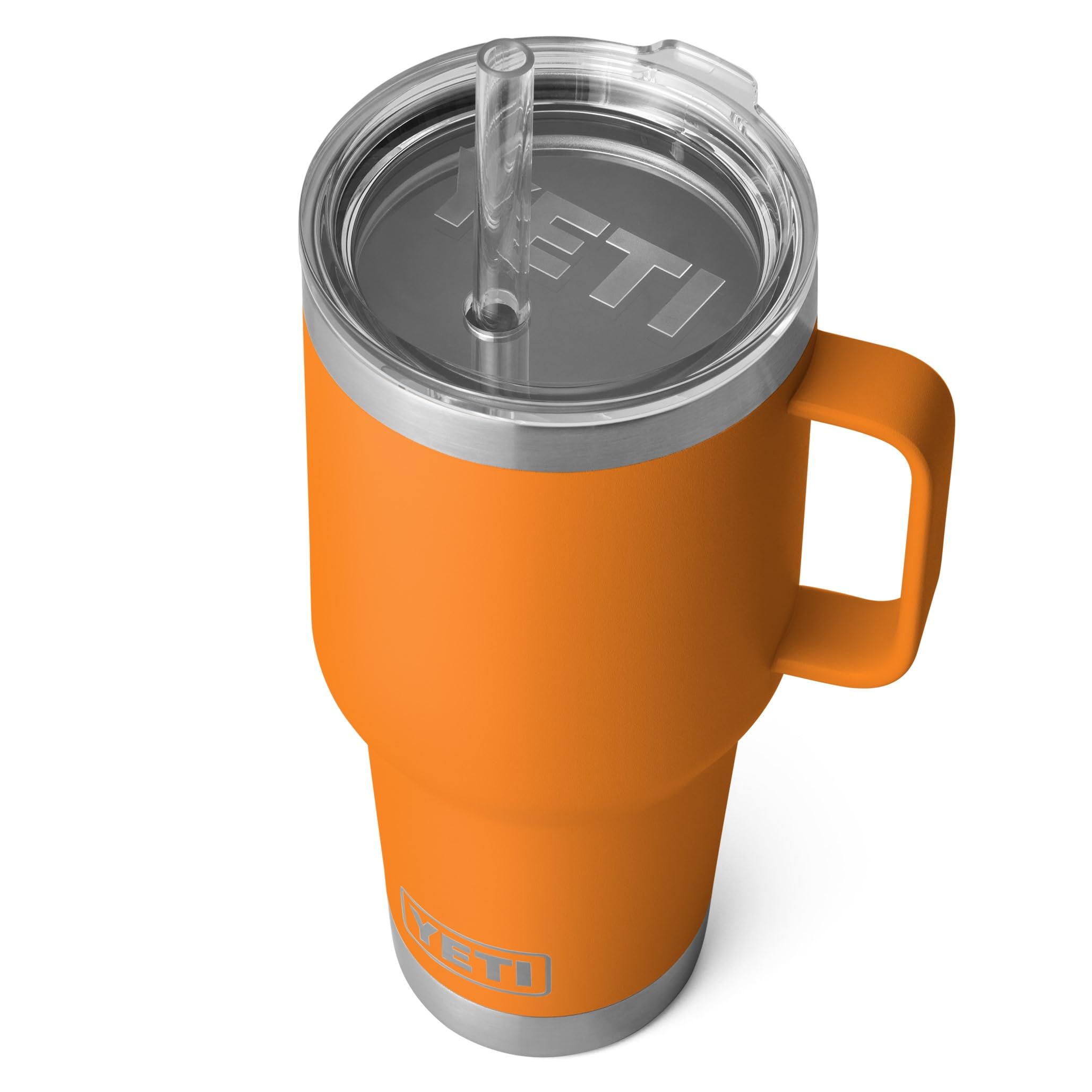 YETI Rambler Straw Mug, Stainless Steel Vacuum Insulated Mug with Stronghold Lid, King Crab, 35 oz (1 l), 1035 ml
