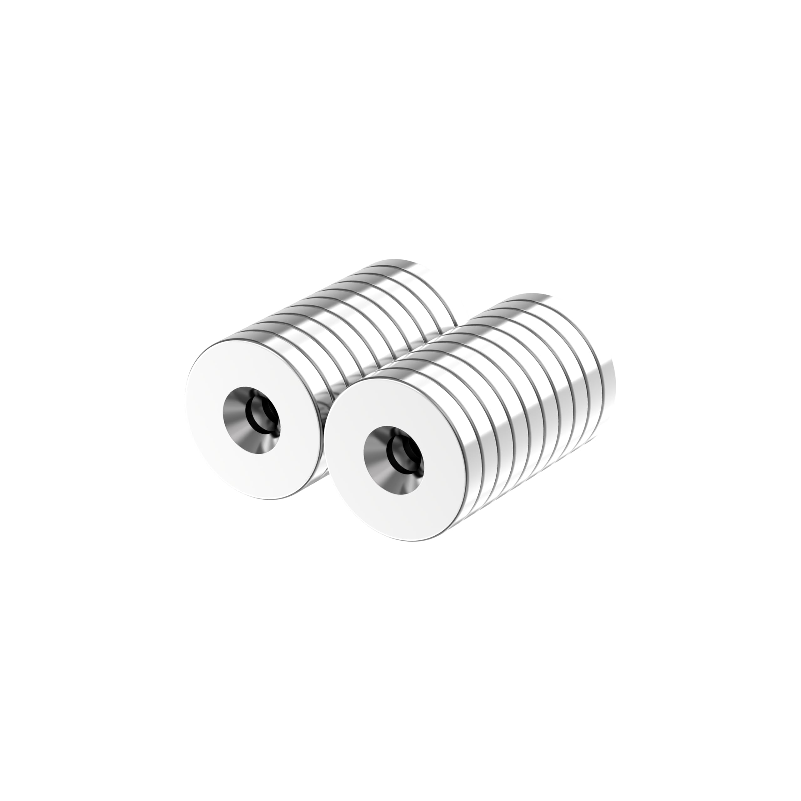 N52-18x3mm - 20 Pack, Very Powerful Rare Earth Magnets, Silver Super Strong Neodymium Disc Magnets for Fridge, DIY, Building, Scientific, Craft, Office,Heavy Duty Round Mighty Magnet — Amazon image 23