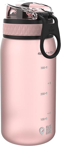Ion8 Gourde Enfant, 350ml, Anti-Fuite, Facile à Ouvrir, Verrouillage Sécurisé, Lavable en Lave-Vaisselle, Sans BPA, Poignée de Transport, Facile à Nettoyer, Carbone Neutre, Rose - 5